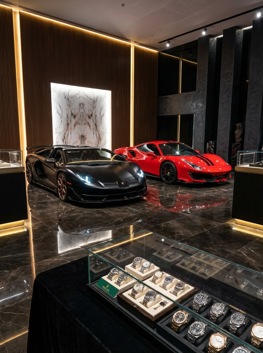 Watch and Car Showcase